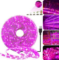 LED Grow Light Strips,Waterproof Full Spectrum Plant Grow Light, USB 13.12ft 240LEDs, Flexible Growing Lamp for Indoor Plants Succulents Hydroponics Greenhouse Gardening