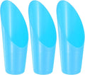 M METERXITY 3-Pack Bonsai Soil Scoops, Plastic Garden Soil Scoops Bucket Shovel Potting Scoopers for Transplanting/Flower Planting/Plant Succulent, Colorful Small Gardening Tools [Blue]