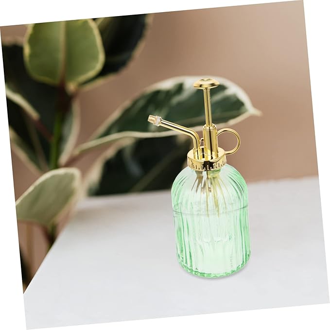 Garneck Vintage Glass Spray Bottle for Indoor Plants 350ml Capacity Watering Mister Fine Mist Sprayer for Gardening and Flower Care