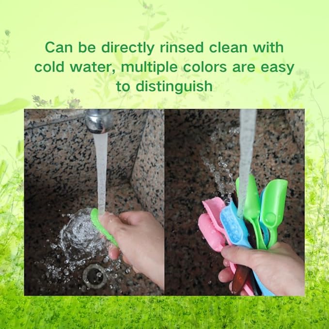 10Pcs Yueeer Mini Shovel,Plastic Mini Gardening Shovel Spoons Soil Scoops,Succulent Sand Scoops/Coffee Beans，Small Mini Potting Scoop Plant Flower Cultivation Digging Transplanting Tools (5-Colors)