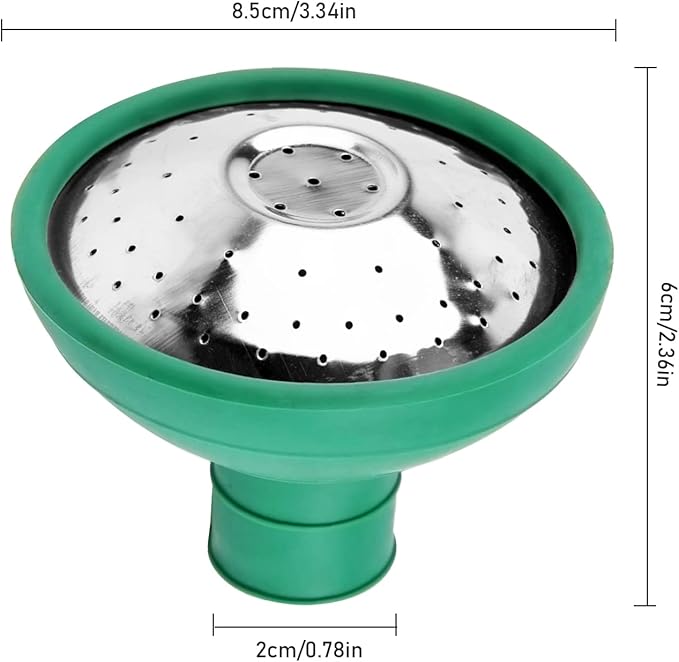 WXJ13 3PCS Universal Watering Can Head, Watering Can Rose Head Kettle Replacement Nozzles Garden Shower Heads for Most Garden Watering Cans (Green)