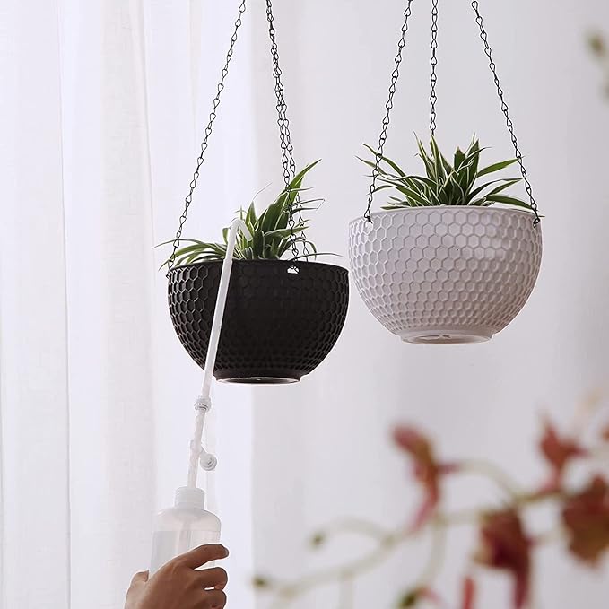 BKSAI Plant Water Bottle for Hanging Plant 33oz with Long Spout Can Watering Bottle Squeeze for Succulents Bonsai House Plants Potted Flowers Shrubs | Indoor or Outdoor