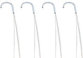 4 Pack 24" 4 Wire Steel Hook Hanger, Gardening Indoor Outdoor Patio Hanging Basket Use (4Pack 24" - 4 Wire)