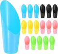 M METERXITY 18-Pack Bonsai Soil Scoops, Plastic Garden Soil Scoops Bucket Shovel Potting Scoopers for Transplanting/Flower Planting/Plant Succulent, Colorful Small Gardening Tools [Multicolor]