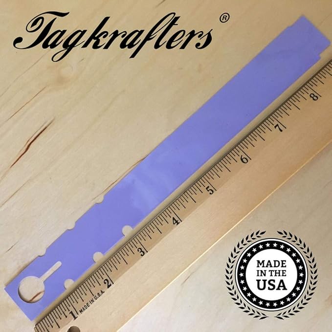 9" x 1" Lavender - 500 Pcs - Plastic Plant Tags and Labels - Wrap Around Thermal Plastic - Nursery Garden Tree Labels | Made in The USA |
