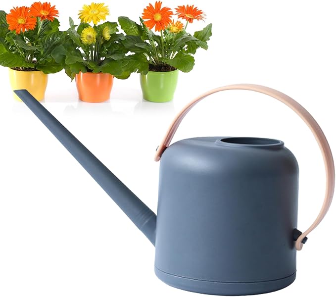 Long-Spout Watering Can, Indoor Plant Waterer, 1.7L Capacity Can with Durable Build, Gardening Tool Material, Watering Device with Detachable Handle, Plant Waterer for Succulents and Flowers