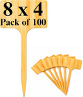 100 Pcs Large 8" Tall Garden Markers Label Plant Signs Easily Identify Plants