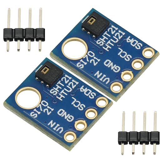 2PCS HTU21 IIC/I2C Digital Temperature Humidity Sensor Breakout Board Module 3V-5V