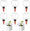 Kifmurase 6Pcs Self-Watering Globes for Indoor Plants, Automatic Watering Planter Insert, Slow Release Terracotta Planter Insert, 17.5oz Watering Bulbs with Slow Release Control Water Dripper