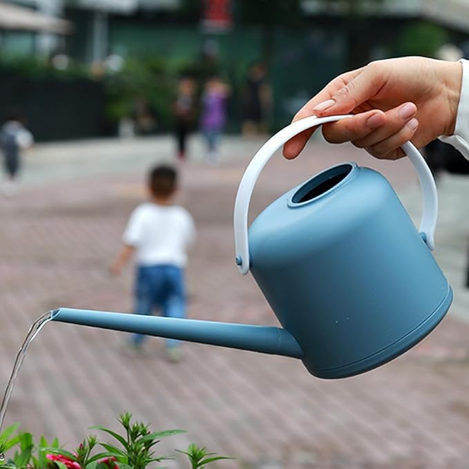 Long-Spout Watering Can, Indoor Plant Waterer, 1.7L Capacity Can with Durable Build, Gardening Tool Material, Watering Device with Detachable Handle, Plant Waterer for Succulents and Flowers