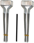 Bosmere Small-Faced Zinc Metal Plant Marker with Carbon Pencil, 10" High (Pack of 20)