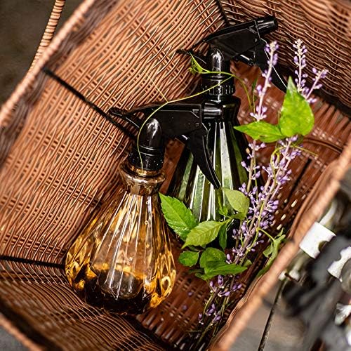 Yrzper Watering Can for Indoor Plants, Plant Mister Spray Bottle with Detachable Nozzle for Plants,Succulents, Garden Flowers Mist Small Modern Translucent Sprayer Bottle for Bonsai Plants (Green)