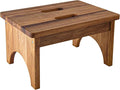 LITY Wooden Step Stool, One Step Stools for Adults, 9'' Small Kitchen Stepping Stool,Heavy Duty Beside High Beds, Bedroom Foot Stool