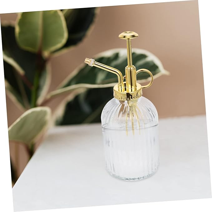 350ml Vintage Glass Spray Bottle for Indoor and Outdoor Plant Care Large Capacity Water Mister Adjustable Nozzle for Gardening and Floral Arrangements