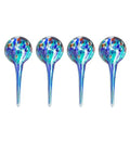 Watering Globes 4 Pack Plant Self Watering, Plant Watering Globes Glass Water Bulbs for Plants, Self Watering Spikes Colorful Water Globes,150ml Glass Watering Bulbs for Indoor Plants Outdoor Use