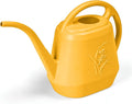 Hand Plastic Watering Can - for Indoor and Outdoor Home Garden Plants - with Long Spout - Orange - 1/2 Gallon