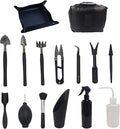 15Pcs Succulent Tools Kit with Organizer Bag Plant Repotting Mat Mini Garden Transplanting Tools for Indoor Outdoor Miniature Plant Care