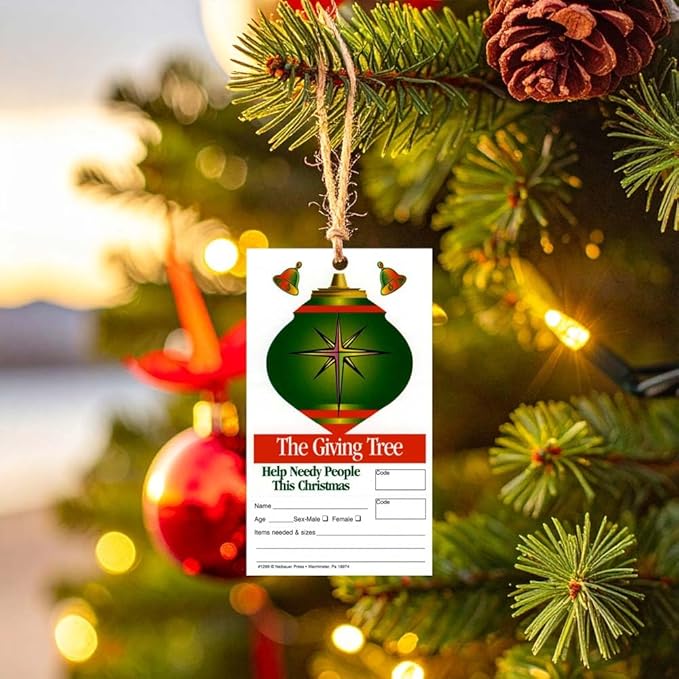 Organize a Meaningful Christmas Campaign with Christmas Giving Angel Tree Tags (Pack of 100)