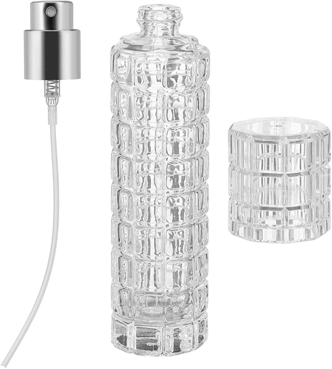 1Pc Cocktail Atomizer Sprayer 45ml Refillable Empty Bitters Spray Bottle Glass Martini Bar Bitter Perfume Mister for Bartending Travel and Home Use Resistant Airtight