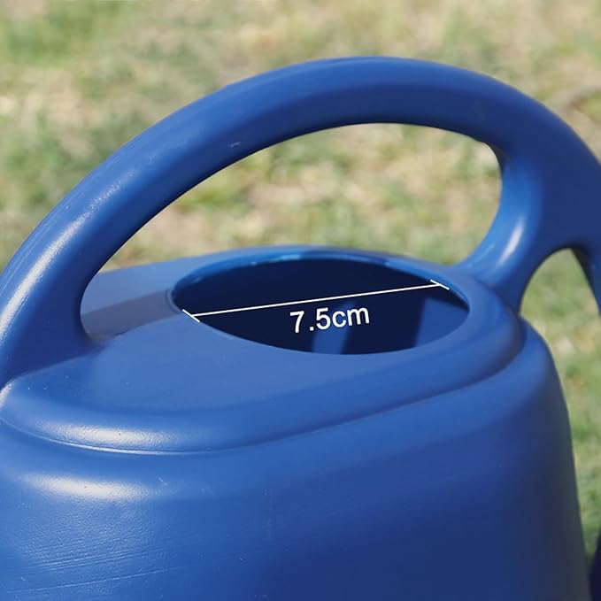 1 Gallon Indoor Watering Can with Handle, Pattern Printed Plastic Long Spout Watering Cans for House Plants Succulent Bonsai Garden Flower Gardening Gifts