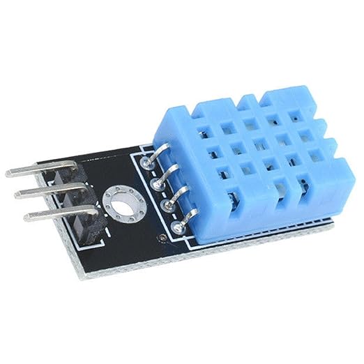 HiLetgo 5pcs DHT11 Temperature Humidity Sensor Module Digital Temperature Humidity Sensor 3.3V-5V Humidity Measure Range 20%-95% Temperature Measure Range 0-50℃ Celsius with Wires