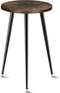 KINNARY Tall Plant Stand Indoor, Mid Century Wood Plant Stand Plant Table for Flower Pots, Heavy Duty Metal Plant Holder, Modern Home Decor Small Round Side End Table (11.8"x20")