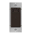 TOPGREENER Humidity Sensor Switch, New Model, Air Moisture Detection for Ventilation Fan, Bathroom Fan Automated Control,Neutral Wire Required, UL Listed, TDHS5-BR, Brown