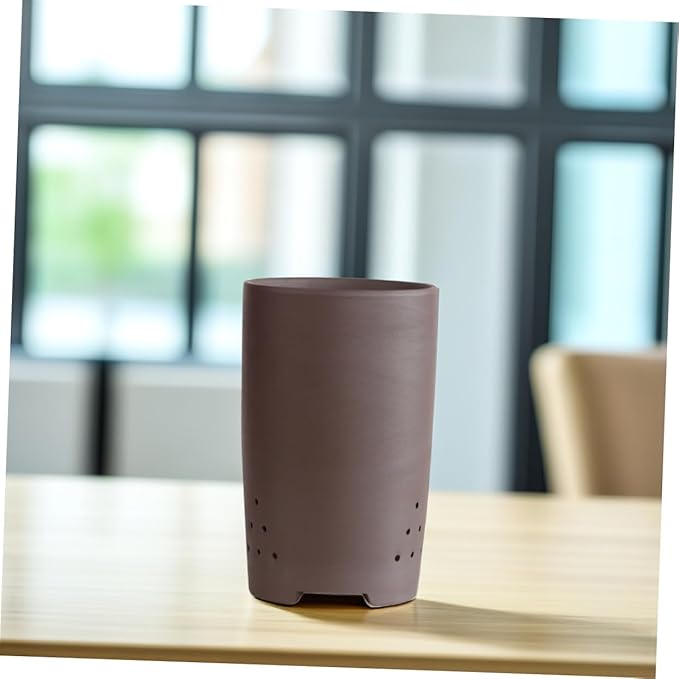 GALPADA Flower Pots for Indoor Plants Purple Sand Planters Drainage Safe Long-Lasting Use