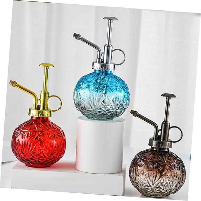 KESYOO Glass Plant Mister Spray Bottle Vintage Design for Indoor Hanging Plants