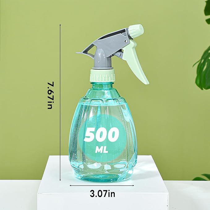 Spray Bottle for Plants,Plant Mister with Adjustable Nozzle for Inside Plants Hair Cleaning Essential Oils Cats Blue