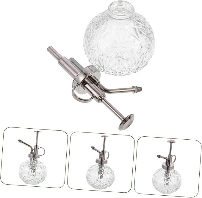 Vintage Relief Glass Sprayer Watering Bottle for Plant Misters Bonsai Indoor Outdoor Use