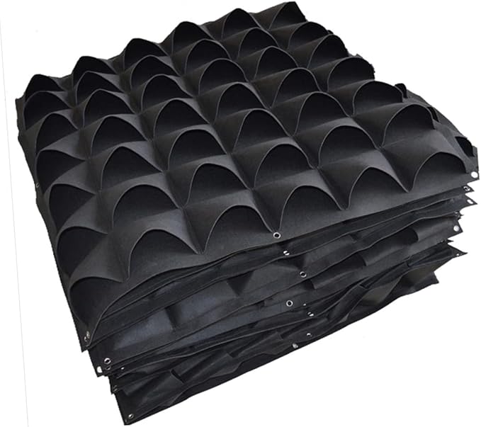 Hanging Bag Planter Wall-Mounted Grow Bag 36 Pockets Non-Woven Planting Pouch