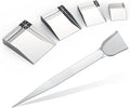 Honoson 5 Pieces Craft Jewelry Bead Diamond Scoop Set Jewelry Shovel Set Diamond Tweezer Beads Scoop and Mini Shovel Handy for Pearls Gemstones Pick up Sorting Tools Supplies