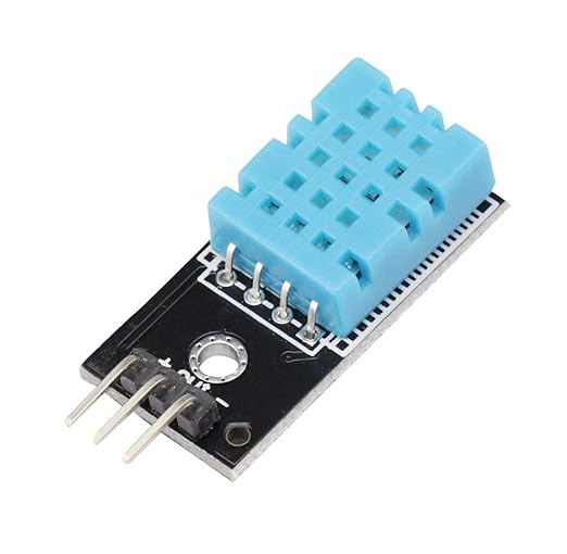 3PCS Digital DHT11 Temperature Humidity Sensor Module Temperature and Humidity Detector 3.3V-5V 20%-95% Environmental Temperature Humidity Induction Probe with Wires