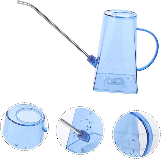 Transparent Long Spout Watering Can for Indoor Plants Household Garden Pot with Seal and Capacity Precise Pouring Water Can for Outdoor and Indoor Use