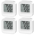 Digital Hygrometer Thermometer for Room Temperature Humidity Meter Indoor Thermometer Accuracy Calibration LCD Temperature Sensor, Bedroom, Baby Room, Office, Greenhouse, Cellar