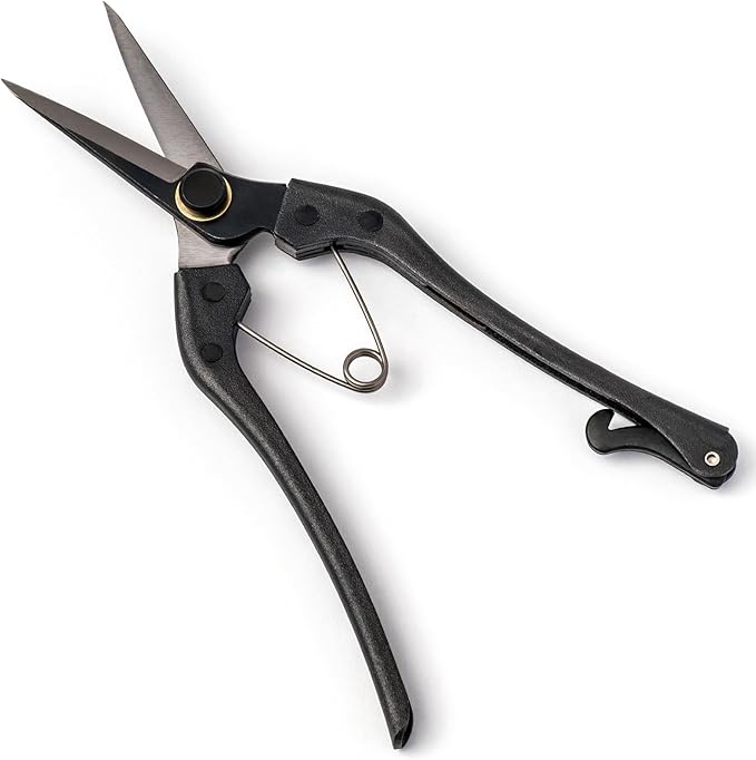Wablade Japanese Pruning Shears Double-Edge, Clean Cuts for Soft Stems, Precision Garden Scissors for Flowers & Plants, 0.2" (5 mm), Made in Japan (Double-blade)