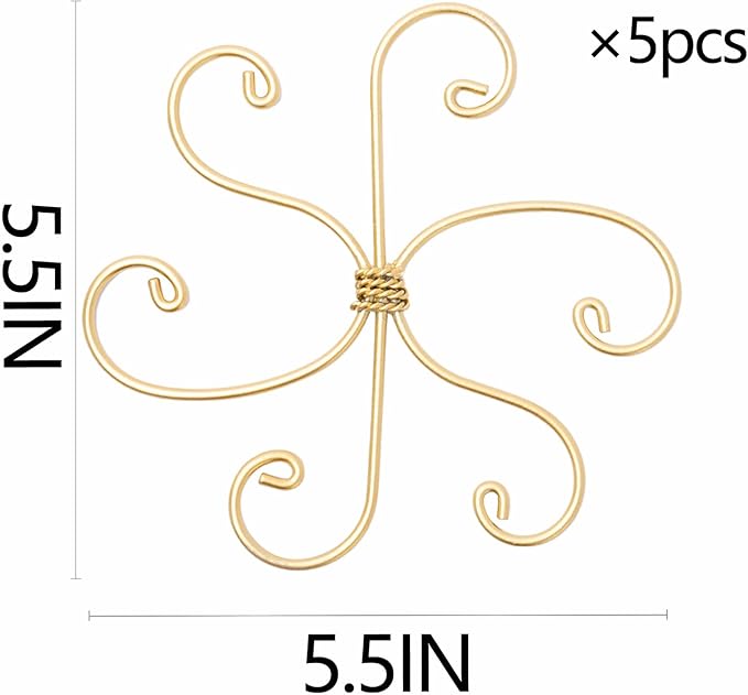 YOHSNOR Durable Monstera Plant Support Hooks 5.5in - 5-Piece Set for Indoor Plant Stabilization, Easy-to-Use Grapple Holders for Monstera and Turtle Shell Plants for Plant Lovers