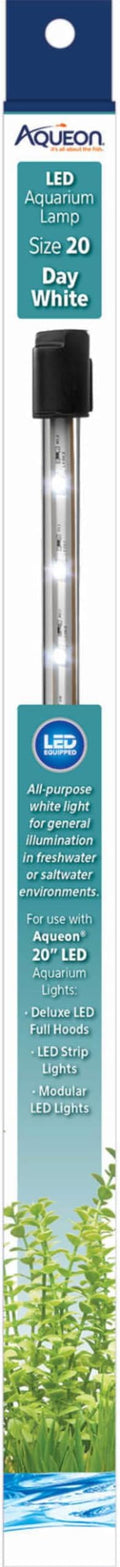 Aqueon Day LED Aquarium Lamp, Size 20, White