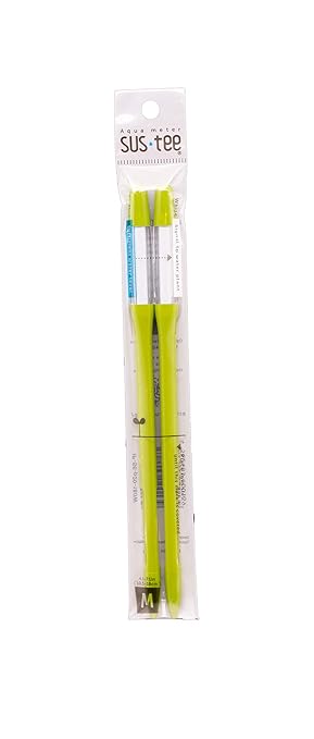 Sustee Aquameter (Medium Green Refillable - Bundle of 2) - House Plant Soil Moisture Meter, Humidity Sensor Probe, Water Level Indicator - Best for Indoor Potted Plants