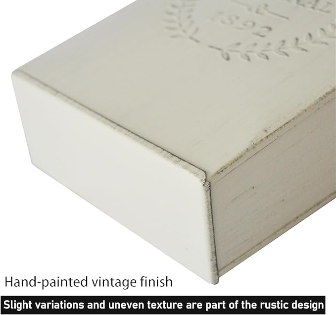 LESEN Set of 2 Farmhouse Metal Wall Planter,Rustic Wall Decor Country Hanging Wall Vase Box for Plants Flower Home Decoration