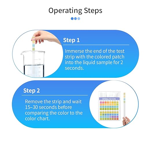 JINGIHE pH Test Strips 0-14, 200 Strips Universal Litmus Paper, pH Tester with Storage Case for Urine Aquarium Saliva Soap Food Liquids Water with Soil Testing Lab Monitoring