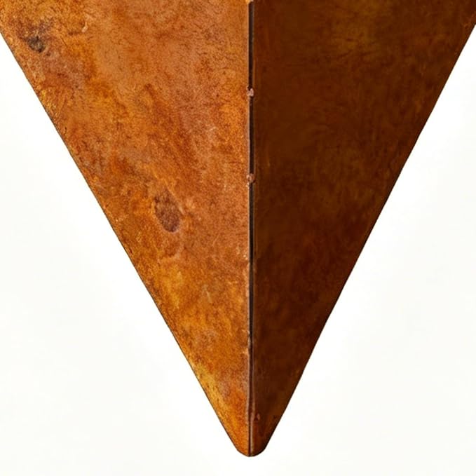 Geometric Wall Vase | Metal Hanging Planter, Vertically Mounted Container | Elegant House, Garden, Flowers, Plants, Window, Door, Patio, Balcony, Patio