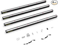 Maygrove T5 Grow Lights for Indoor Plants 2FT, Red-Enhanced Full Spectrum 5000K Grow Light, 60W(4 x 15W), Grow Light Strips for Seed Starting, Greenhouse, High PPFD, Linkable, Black, 4-Pack