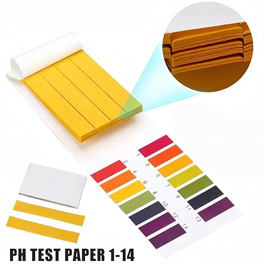 2-Pack pH Test Strips (160 Total) - Universal 1-14 pH Range Litmus Paper for Water, Wine, Saliva, Urine, Soil, Diet Monitoring - Ideal for Soap Making (Sealed Packaging)