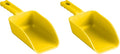 Vikan Remco 63006 Color-Coded Plastic Hand Scoop - BPA-Free Food-Safe Kitchen Utensils, Restaurant and Food Service Supplies, 16 oz, Yellow (Pack of 2)
