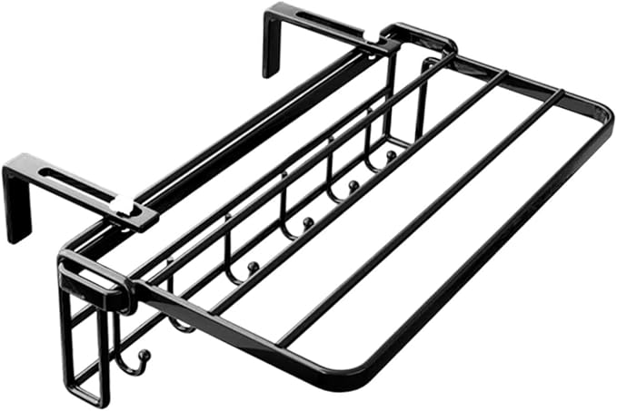 Clothes Drying Rack for Balcony Folding Towel Rack Multifunctional Railings Windowsill,Window Hanging Drying Rack for Hotel