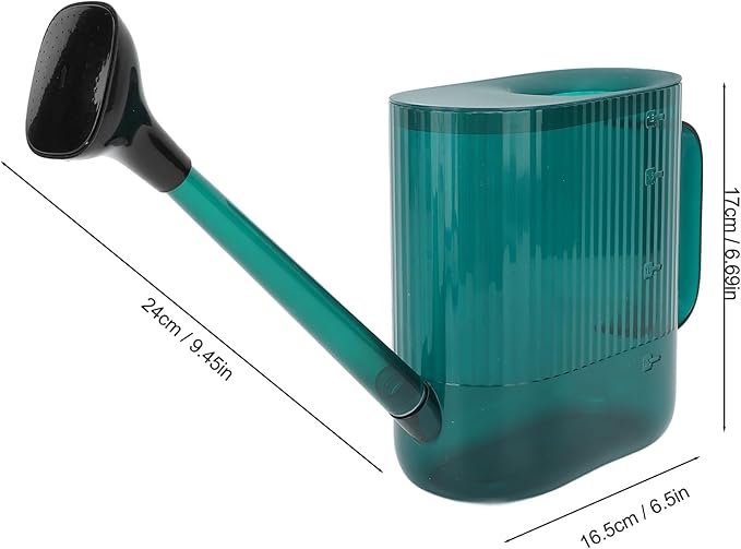 Yosoo Health Gear Watering Can for Indoor and Outdoor Plants, Large Long Spout with Removable Stainless Steel Sprinkler Head, Modern Small Garden Watering Can for Houseplants, Bonsai, Flowers (Green)