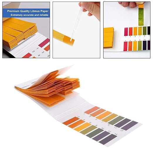 pH Test Strips, 1600 Strips Full Range 1-14 Universal pH Test Paper Litmus Paper pH Soap Making Testing Strips for Water Wine Saliva Urine Soil, 20 Pack pH Strips and 6 Test Pipette Droppers