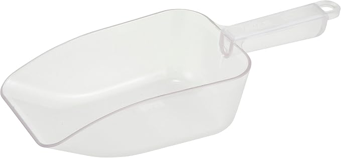 Winco 32oz PC Scoop, Clear